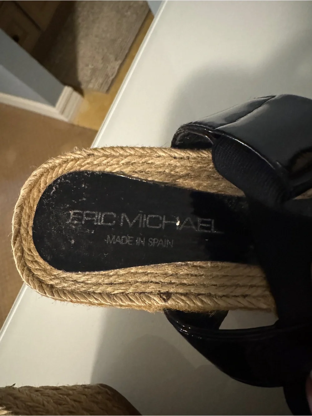 Eric Micheal black espadrille